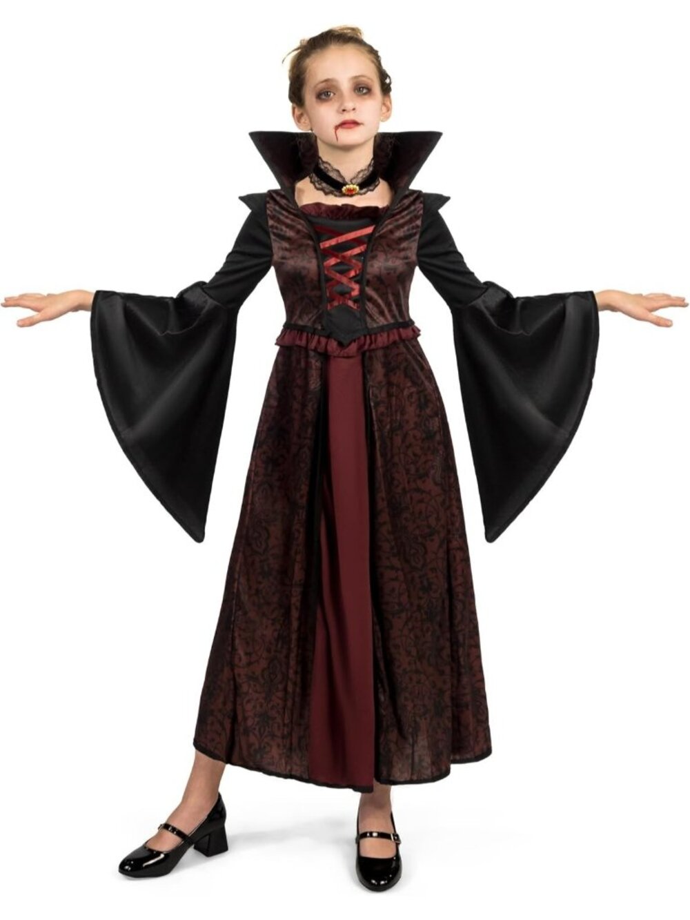 Spooktacular Creations Vampire Dress Halloween Costume XLARGE 14-16Y